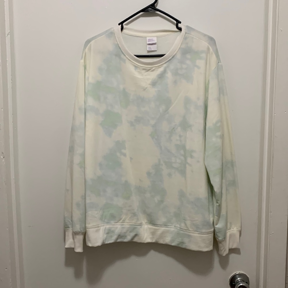 Tie Dye Crew Neck Sweater